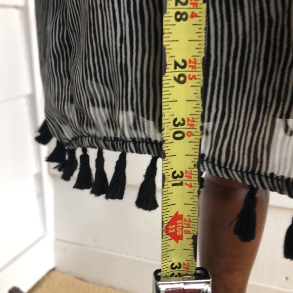 Cold-shoulder tunic/dress, size L, fully lined, light fabric, fun & pretty - Picture 11 of 12